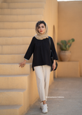 شومیز لینن تک جیب